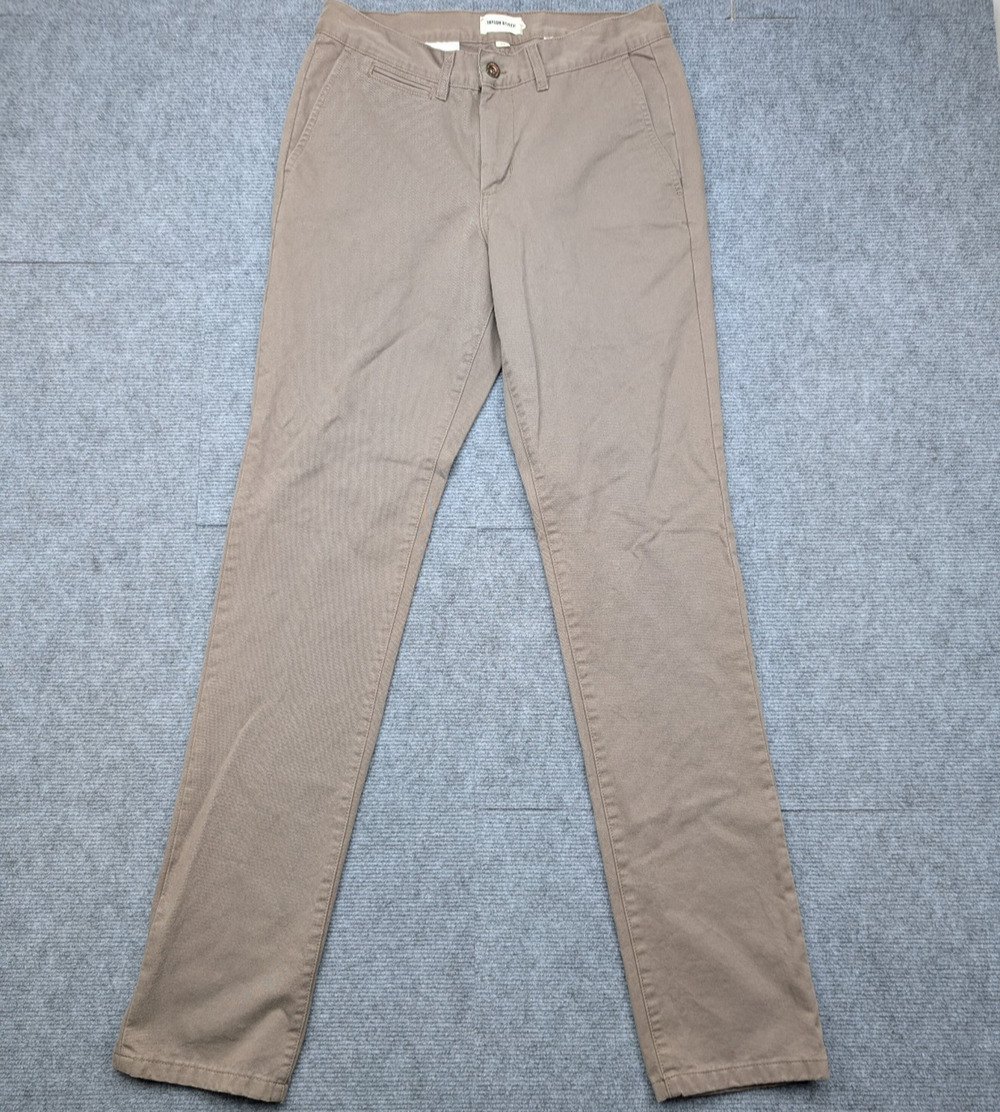 Taylor Stitch Pants Mens 31 Chino Slim Fit Quiet Luxury Capsule Brown Cotton
